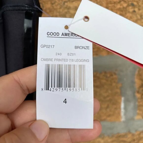 Good AmericanBronze Core Strength Leggings SIZE 4 - Picture 5 of 12